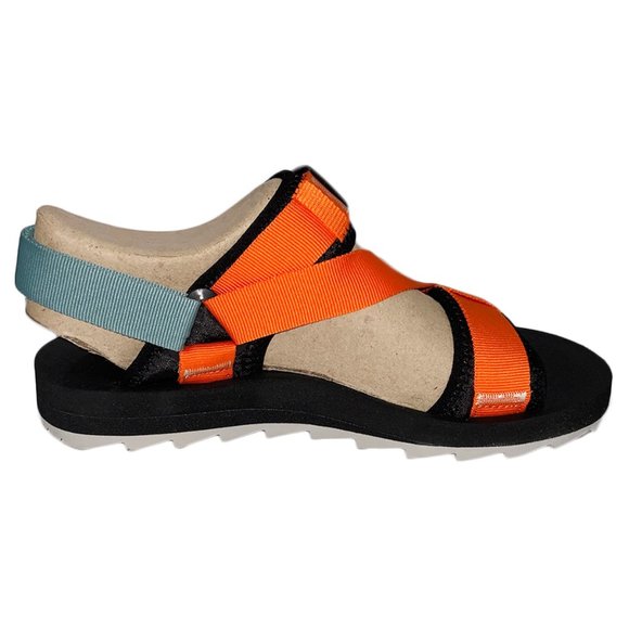 NWT MERRELL MSRP $84.99 MEN\'S BLACK EXUBERANCE ORANGE ALPINE STRAP SANDALS main image 6